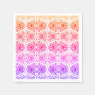 Serviette En Papier Arc-en-ciel