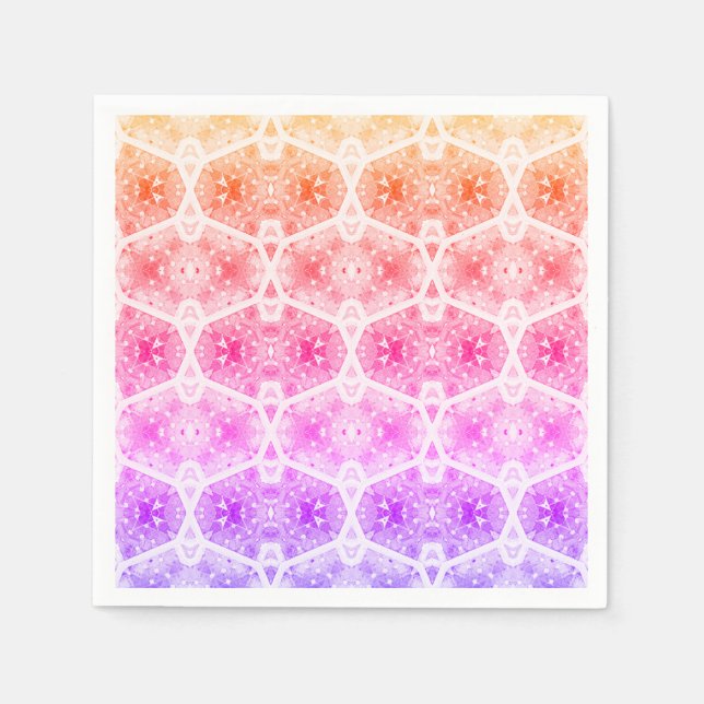 Serviette En Papier Arc-en-ciel (Devant)