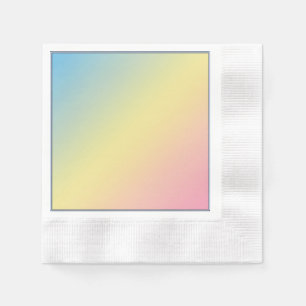 Serviette En Papier Arc-en-ciel