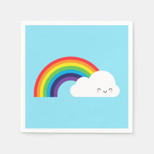 Serviette En Papier Arc en ciel de Kawaii