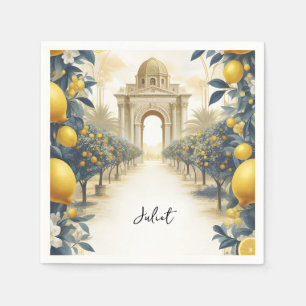 Serviette En Papier Arch Food Fun Fruit Lime Citron Fête des mariées