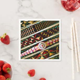 Serviette En Papier Architecture espagnole colorée