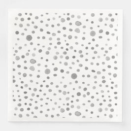 Serviette En Papier Ardoise Confetti Aquarelle Points Papier Napkin
