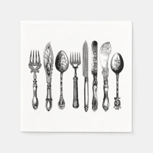 Serviette En Papier argenterie victorienne