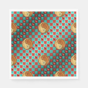 Serviette En Papier Aries et Wood Dog