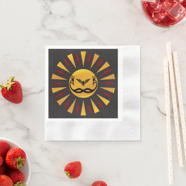 Serviette En Papier Arizona Sud-Ouest Sun Kokopelli (En situation)