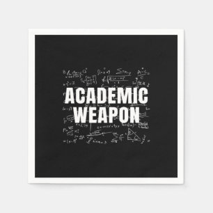 Serviette En Papier Arme académique - Classique inspirationnelle - Ret