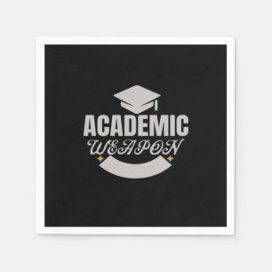 Serviette En Papier Arme académique classique mite