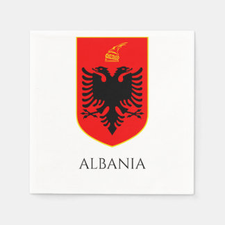 Serviette En Papier Armoiries albanaises Patrimoine national Art