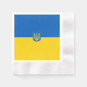 Serviette En Papier Armoiries de l'Ukraine
