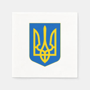 Serviette En Papier Armoiries de l'Ukraine