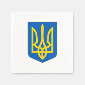 Serviette En Papier Armoiries de l'Ukraine