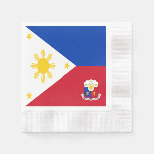 Serviette En Papier Armoiries des Philippines