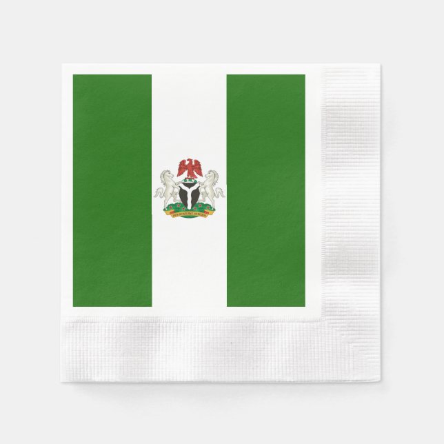 Serviette En Papier Armoiries du Nigeria (Devant)