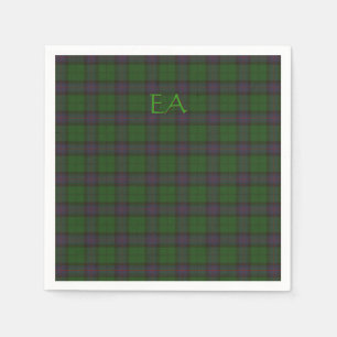 Serviette En Papier Armstrong Official Clan Tartan avec vos initiales