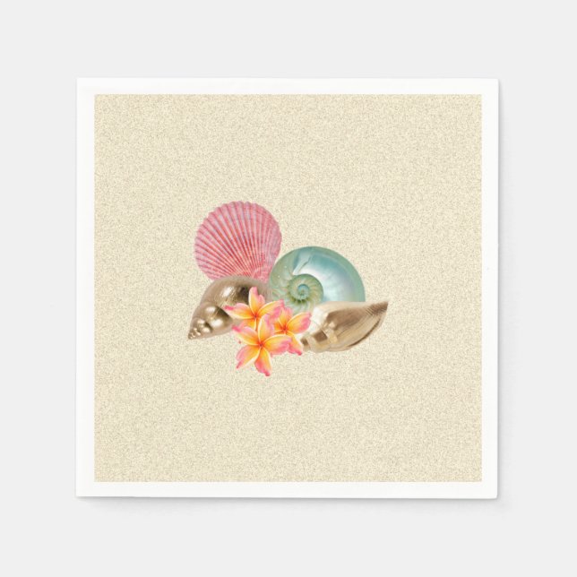 Serviette En Papier Arrangement côtier (Devant)