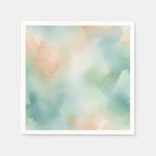 Serviette En Papier Arrière - plan d'aquarelle délicat avec lave Paste