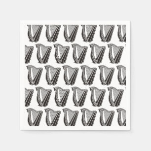 Serviette En Papier Arrière - plan de l'icône Harp