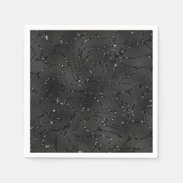 Serviette En Papier Arrière - plan de monocristolite noir