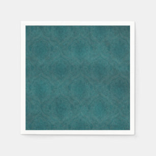 Serviette En Papier Arrière - plan turquoise foncé de motif