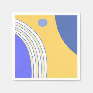 Serviette En Papier art abstrait moderne