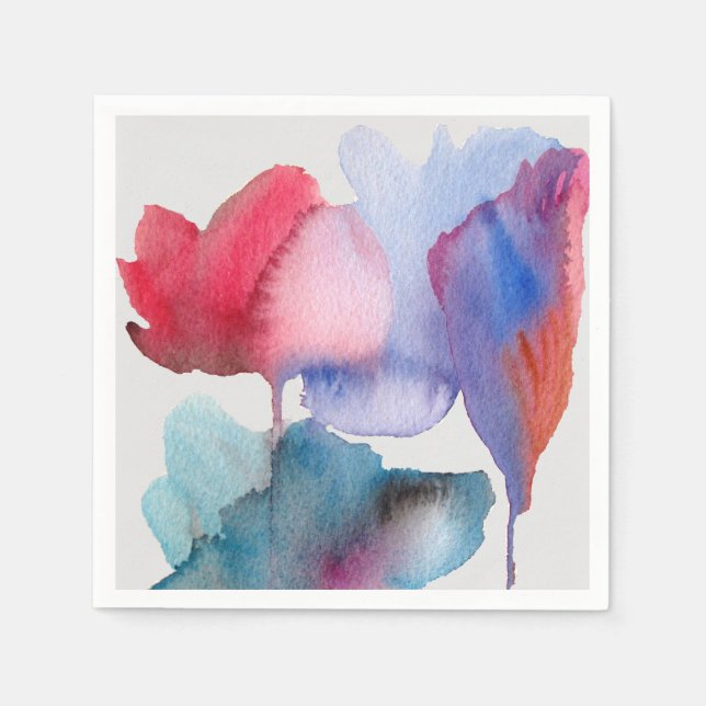 Serviette En Papier Art moderne floral abstrait maison (Devant)