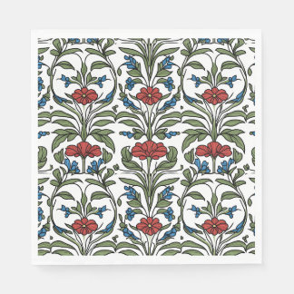 Serviette En Papier Art Nouveau Lotus