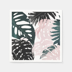 Serviette En Papier Articules de palmiers paradisiaques