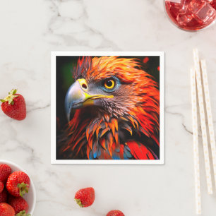 Serviette En Papier Artsy Bird