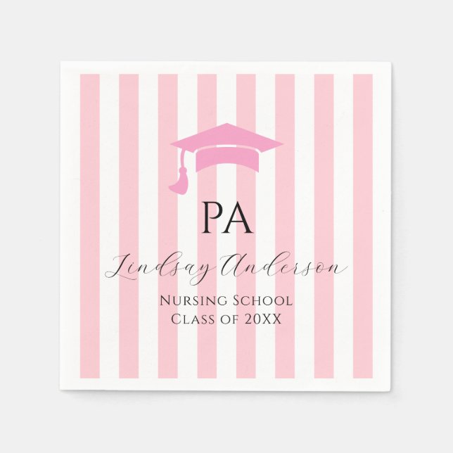 Serviette En Papier Assistant de médecin PA personnalisé (Devant)