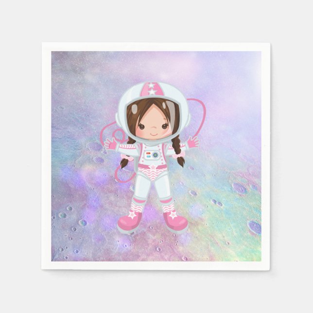 Serviette En Papier Astronaute (Devant)