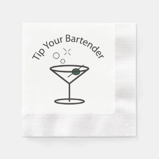 Serviette En Papier Astuce ton barman temps de fête