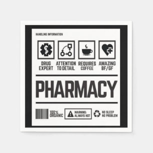 Serviette En Papier Attention des experts en pharmacie aux détails