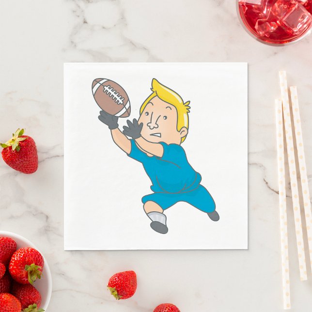 Serviette En Papier Attraper Un Football (Créateur téléchargé)