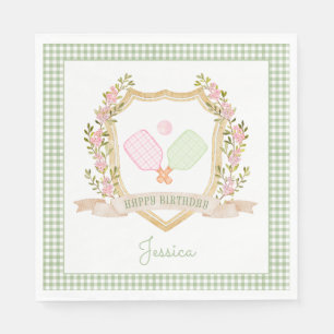 Serviette En Papier Attrapons la Cour Pickle Pickle Ball Anniversair