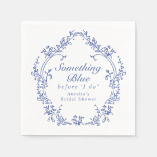 Serviette En Papier AURELIA Chinoiserie Something Blue Baby Shower de