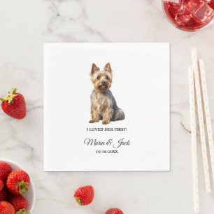 Serviette En Papier Australien Terrier Pet Cocktail Mariage