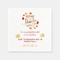 Automne Aquarelle Les Feuilles Remercient Monogram