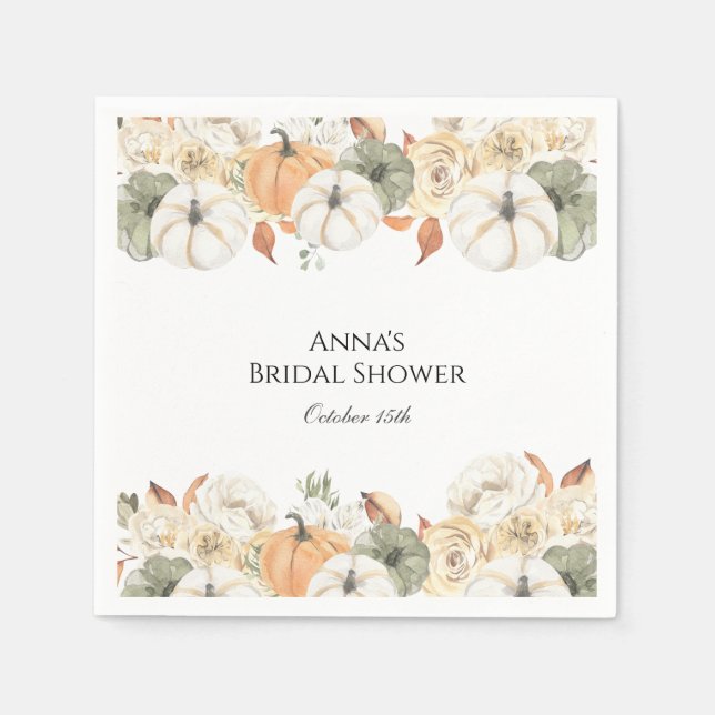 Serviette En Papier Automne Rusit (Devant)