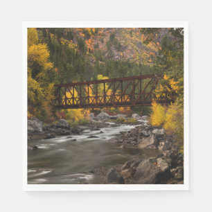 Serviette En Papier Automne sur le fleuve