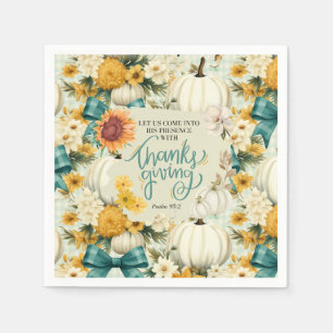 Serviette En Papier Automne Thanksgiving Christian Inspiration