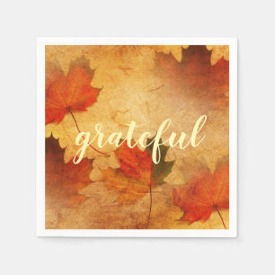 Serviette En Papier Automne Thanksgiving vacances sur mesure