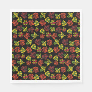 Serviette En Papier Automne Transition de la nature