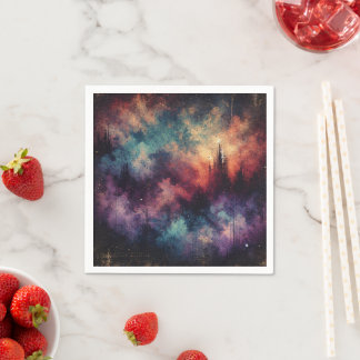 Serviette En Papier Autumum Twilight Fall Distressed Enk Decoupage