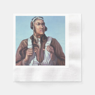 Serviette En Papier Aviateurs noirs : Service militaire de combat de 2