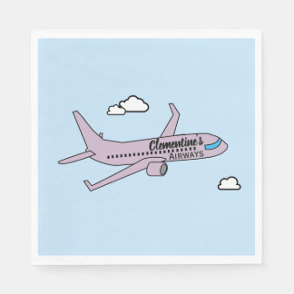 Serviette En Papier Avion personnalisable