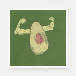 Serviette En Papier Avocado musclé