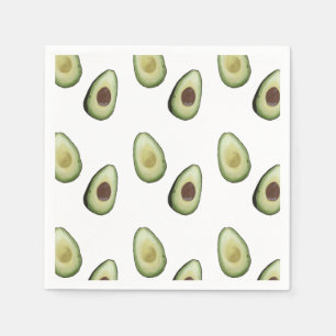 Serviette En Papier Avocados