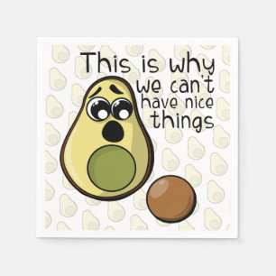 Serviette En Papier Avocat mignon c'est pourquoi nous ne pouvons pas