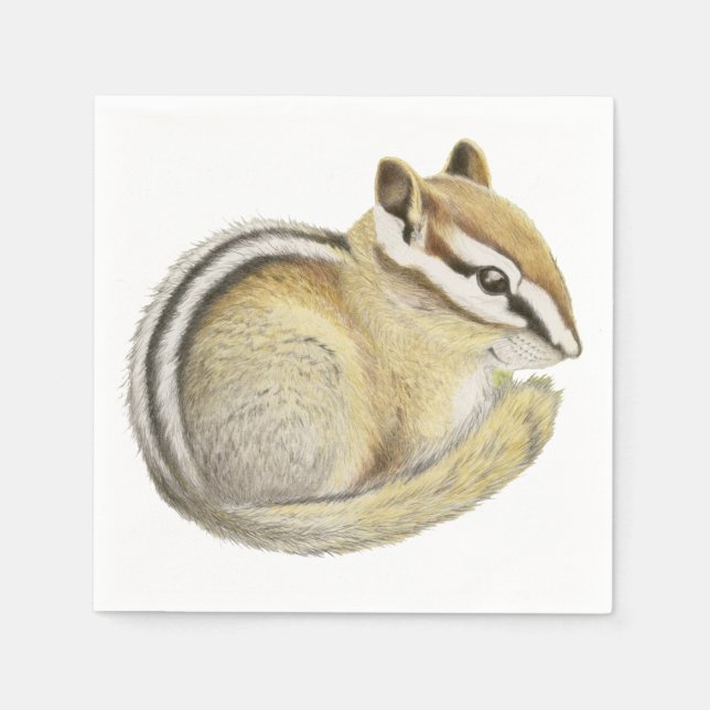 Serviette En Papier Baby Chipmunk (Devant)